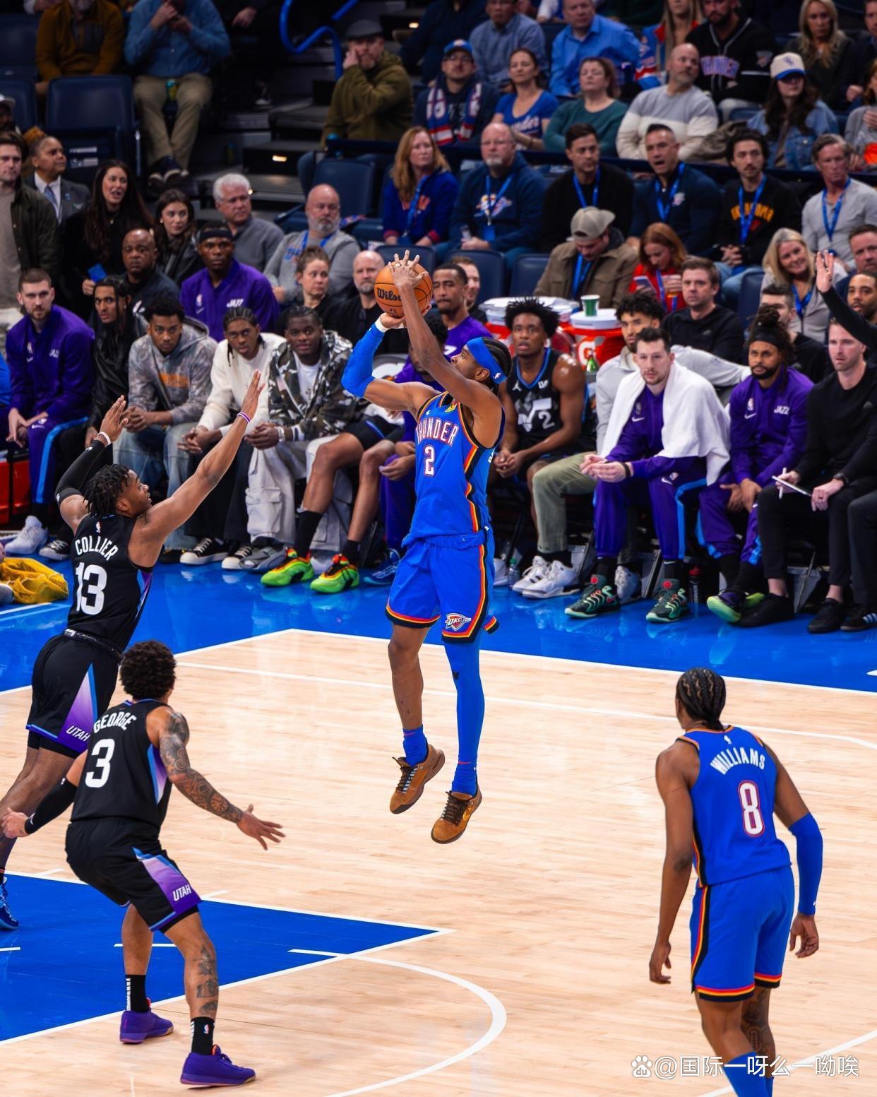 爵士遭遇逆转，雷霆连胜超过五场